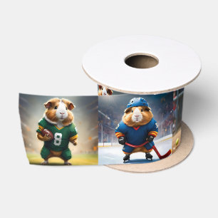 Guinea Pig Photo Collage, Satin Ribbon