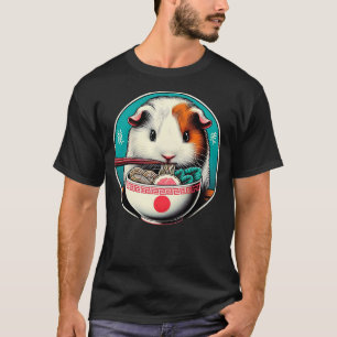 Guinea Pig Ramen Kawaii Neko Japanese Noodles Aest T-Shirt