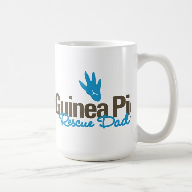 Guinea Pig Rescue Dad Mug - Guinea Pig Today (Right)
