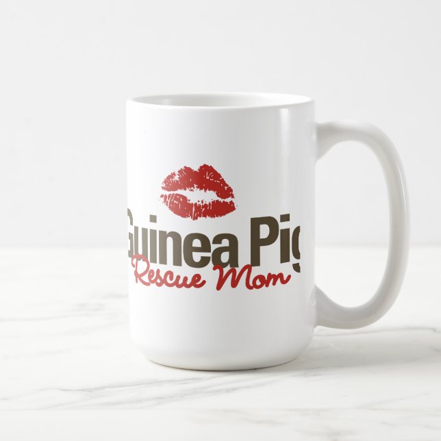 Guinea Pig Rescue Mom Mug - Guinea Pig Today (Right)