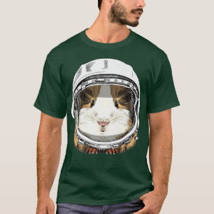 Guinea pig Rodent Astronaut Space Wildlife Animal T-Shirt