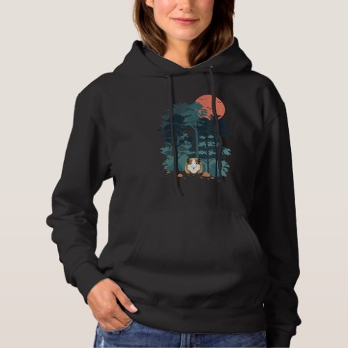 Guinea Pig Rodent Mountain Pine Tree Sky Birds Are Hoodie