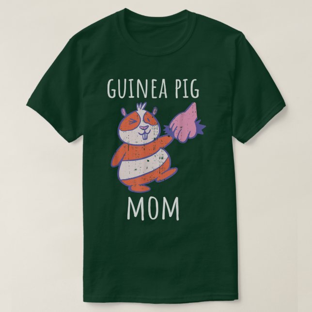 Guinea Pig Saying Owner542 T-Shirt (Design Front)