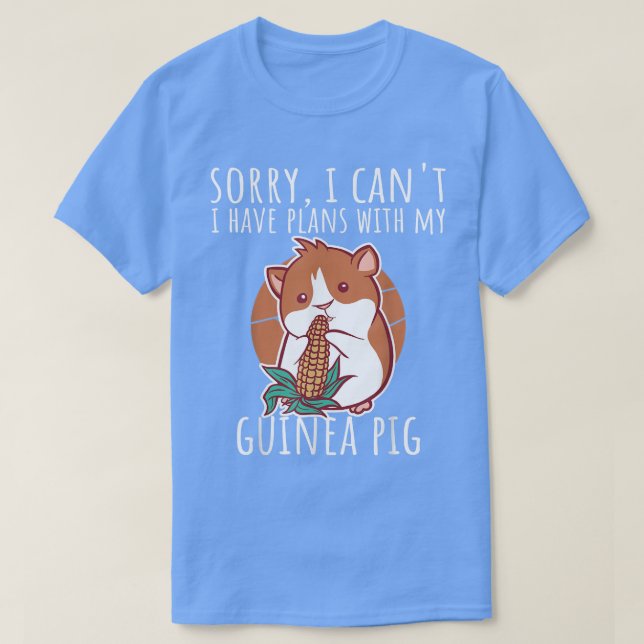 Guinea Pig Saying Owner 554 T-Shirt (Design Front)