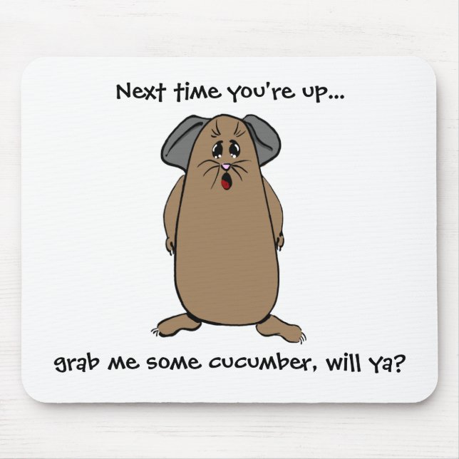 Guinea Pig Sayings Mouse Pad (Front)