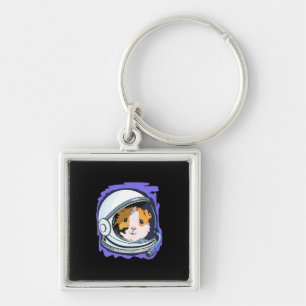 Guinea Pig Science Keychain