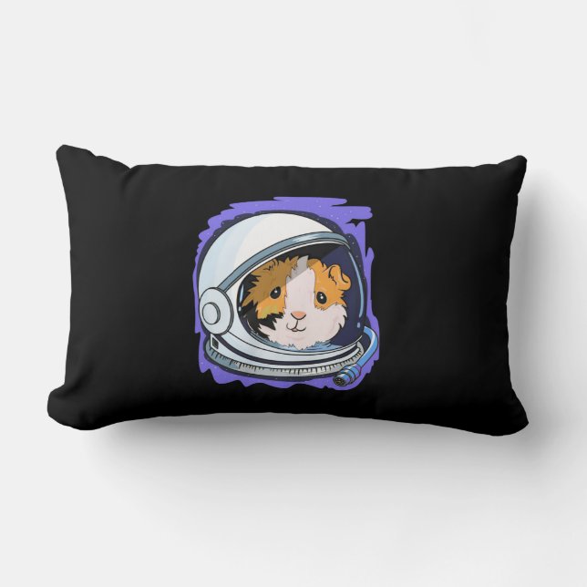 Guinea Pig Science Lumbar Pillow (Front)