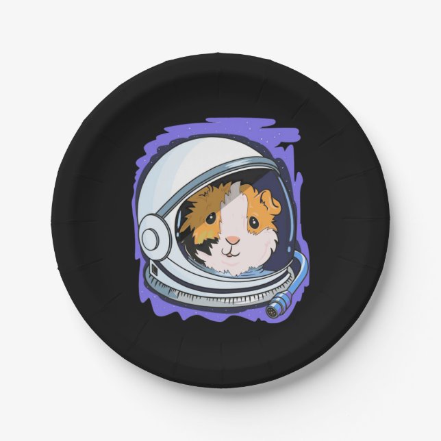 Guinea Pig Science Paper Plates (Front)