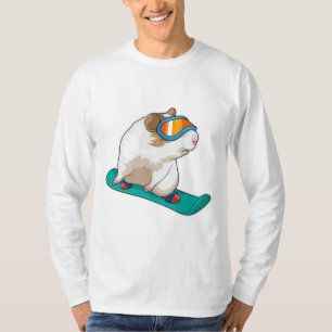 Guinea pig Snowboarder Snowboard T-Shirt