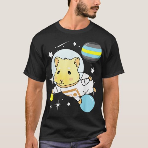 Guinea Pig Space Libragender  T_Shirt
