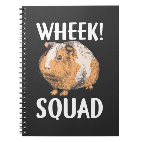 Guinea Pig Squad Funny Wheek Animal Notebook