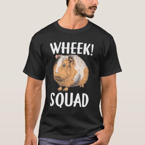 Guinea Pig Squad Funny Wheek Animal T_Shirt