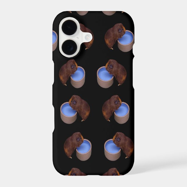 Guinea Pig Standing Drinking, Case-Mate iPhone Case (Back)