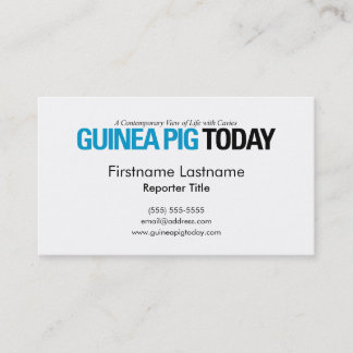 Guinea Pig Today Business Cards