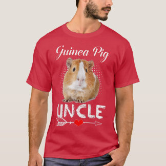 Guinea Pig Uncle Costume Clothing Cute Guinea Pig T-Shirt