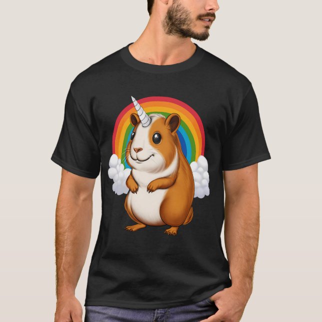 Guinea Pig Unicorn T-Shirt (Front)