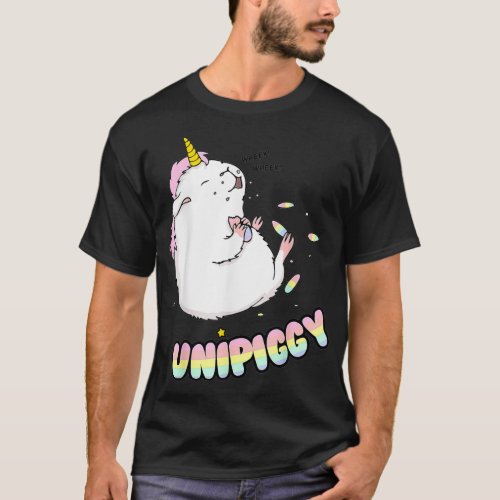 Guinea Pig Unicorn Unipiggy  T_Shirt