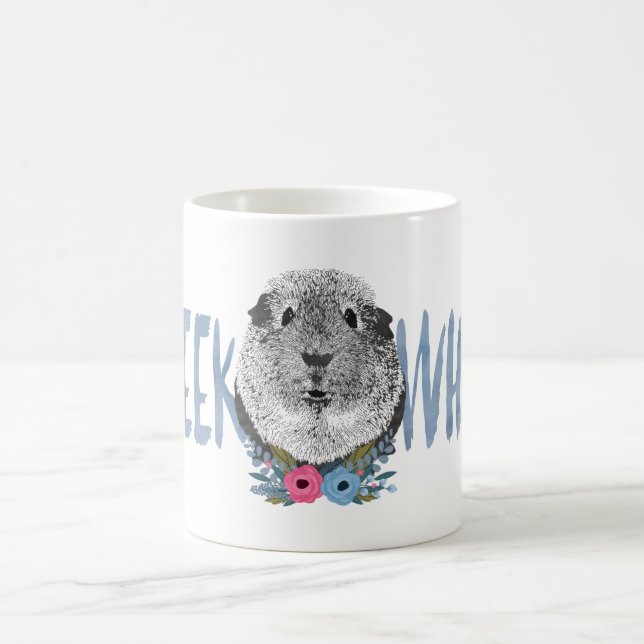 Guinea Pig WHEEK Cute Pet Owner Coffee Mug (Center)