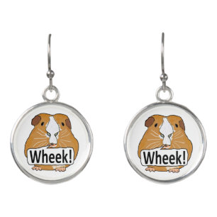 Guinea Pig Wheek Earrings