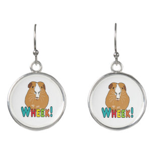 Guinea Pig Wheek Earrings