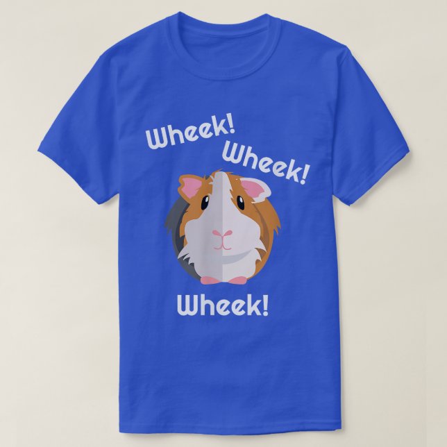Guinea Pig Wheek Gift  - Guinea Pigs Birthday Clot T-Shirt (Design Front)