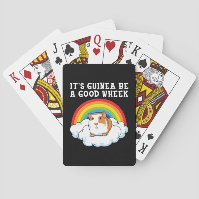 Guinea Pig Wheek Poker Cards (Back)