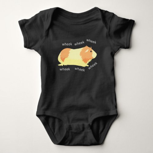 Guinea Pig wheek Small animal adorable Pet Lover Baby Bodysuit