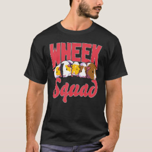 Guinea Pig Wheek Squad Hamster Furry Potato Hamste T-Shirt