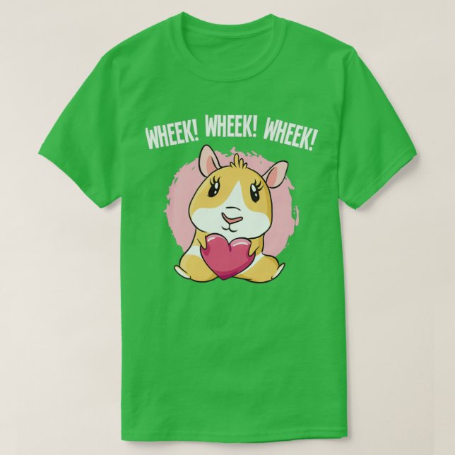 guinea pig wheek wheek wheek  T-Shirt (Design Front)