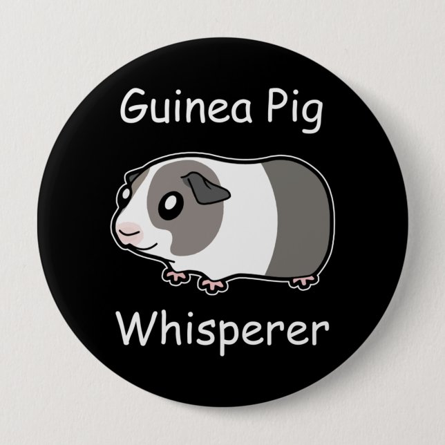Guinea Pig Whisperer Button (Front)
