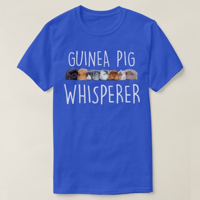 Guinea Pig Whisperer Funny Guinea Pig Diversity  T-Shirt (Design Front)