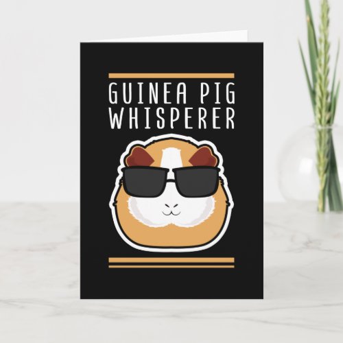 Guinea Pig Whisperer  Guinea Piggy Gift Card