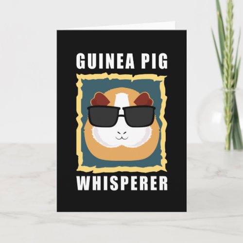 Guinea Pig Whisperer  Guinea Piggy Gift Card