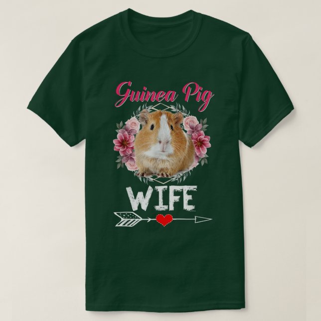 Guinea Pig Wife Costume Clothing Cute Guinea Pig L T-Shirt (Design Front)