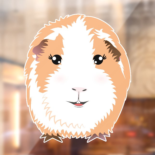 Guinea Pig Window Cling (Sheet 2)