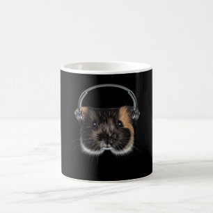 Guinea Pig With Headphones Coffee Mug