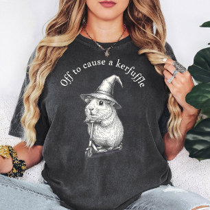 Guinea Pig Wizard Scooter Kerfuffle Funny Witch Gi T-Shirt