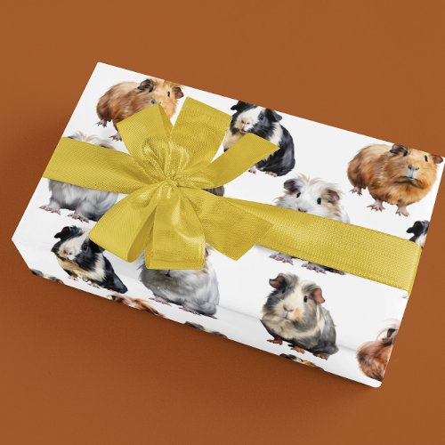 Guinea pig wrapping paper