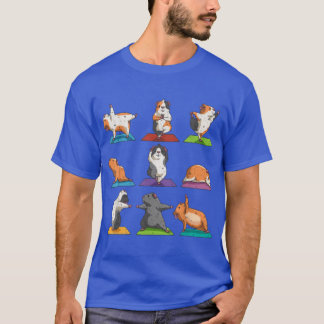 Guinea Pig Yoga Position Workout Gift funny T-Shirt