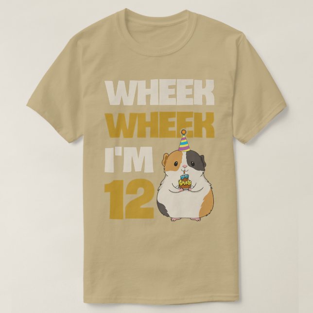 Guinea Piggy Quote for your 12 year old Guinea Dau T-Shirt (Design Front)