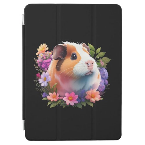 Guinea Pigs and flowers design iPad Air Cover