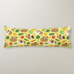 Guinea Pigs And Their Treats Body Pillow