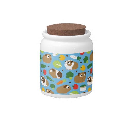 Guinea Pigs And Their Treats Candy Jar