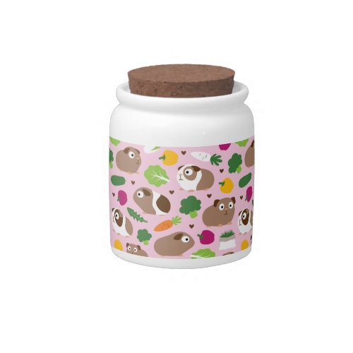 Guinea Pigs And Their Treats Candy Jar