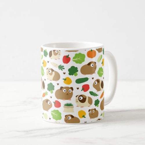 Guinea Pigs And Their Treats Coffee Mug