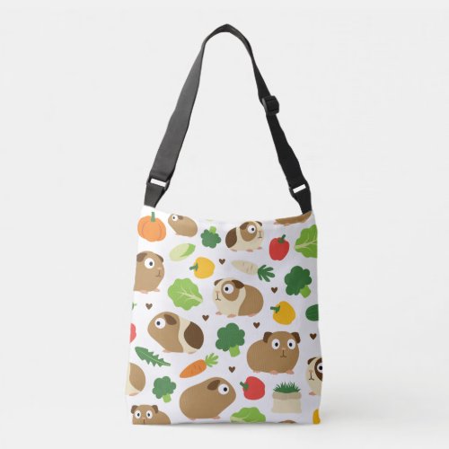 Guinea Pigs And Their Treats Crossbody Bag