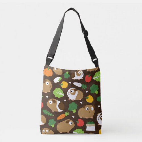 Guinea Pigs And Their Treats Crossbody Bag