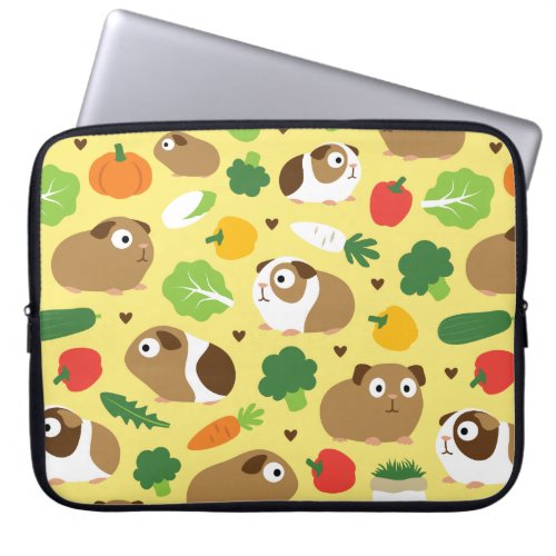 Guinea Pigs And Their Treats Laptop Sleeve