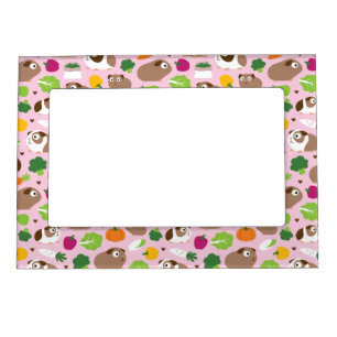 Guinea Pigs And Their Treats Magnetic Frame