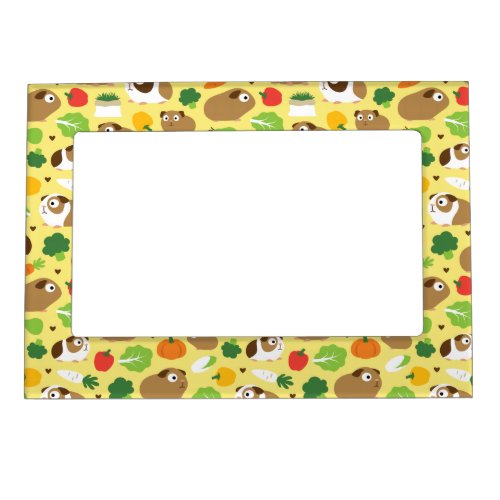 Guinea Pigs And Their Treats Magnetic Frame